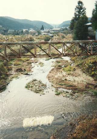 The kozo will be left to soak for a day