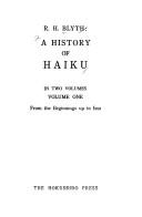 R. H. Blyth, A History of Haiku, vol. 1, Hokuseido Press, Tokyo, 1963, pp. 42–43.